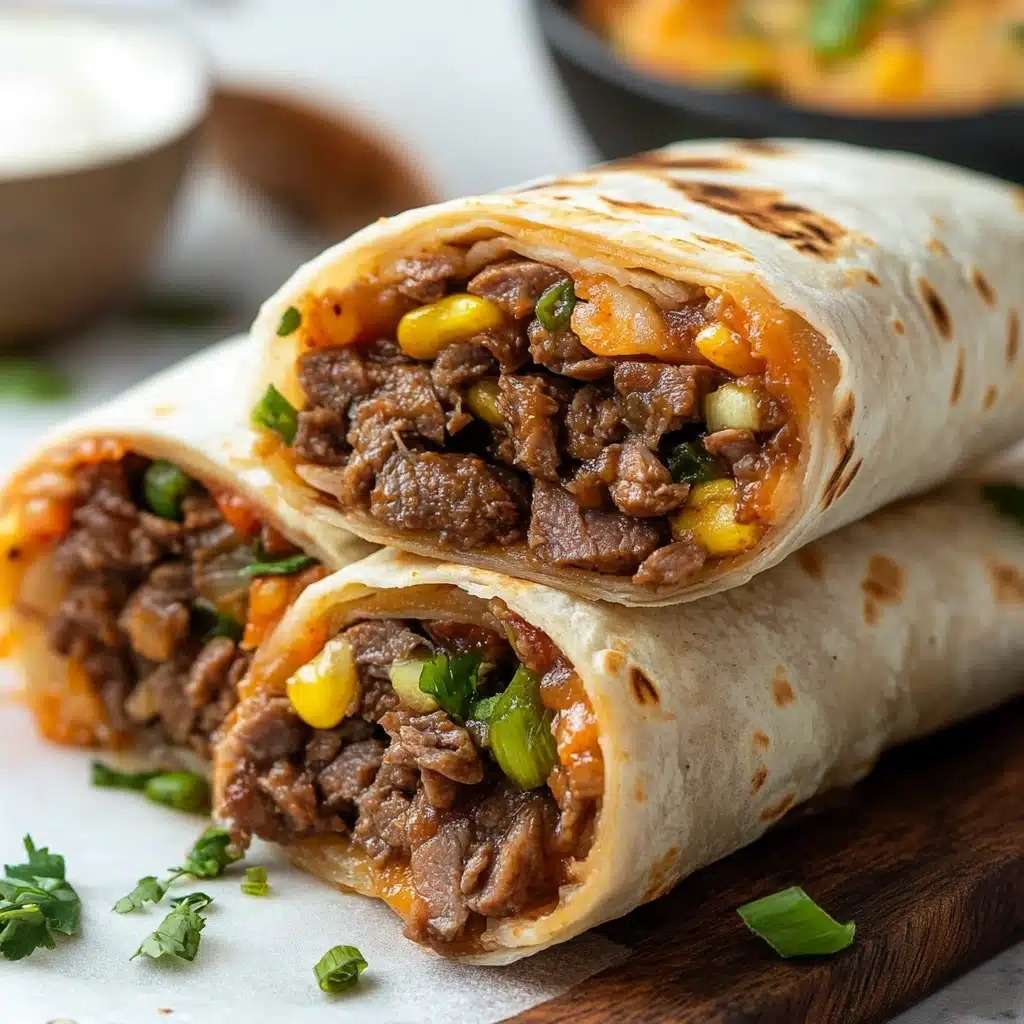 Korean Beef Burritos