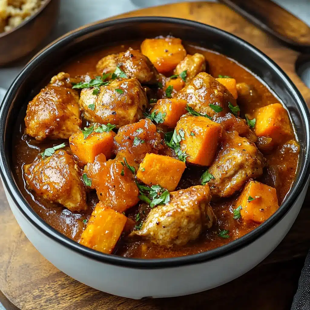 Crockpot Chicken and Sweet Potatoes